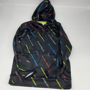 Under Armour Pull Over Hoodie Youth Small Loose Fit Mint Condition